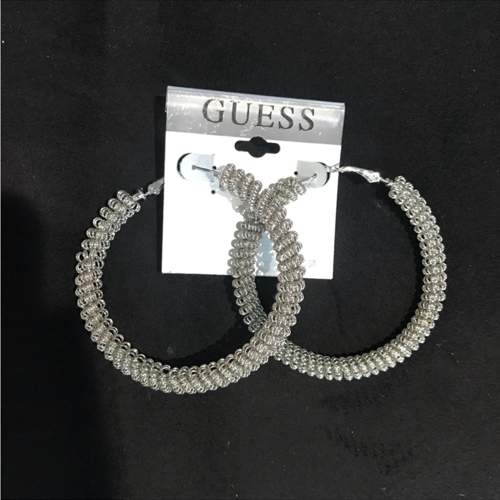Guess hoop earrings
